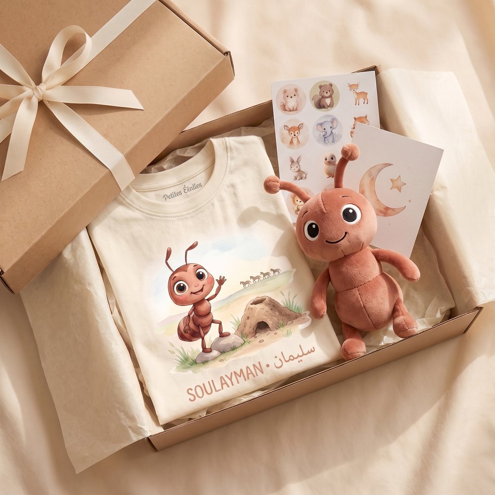 Coffret cadeau Soulayman avec Amira la fourmi